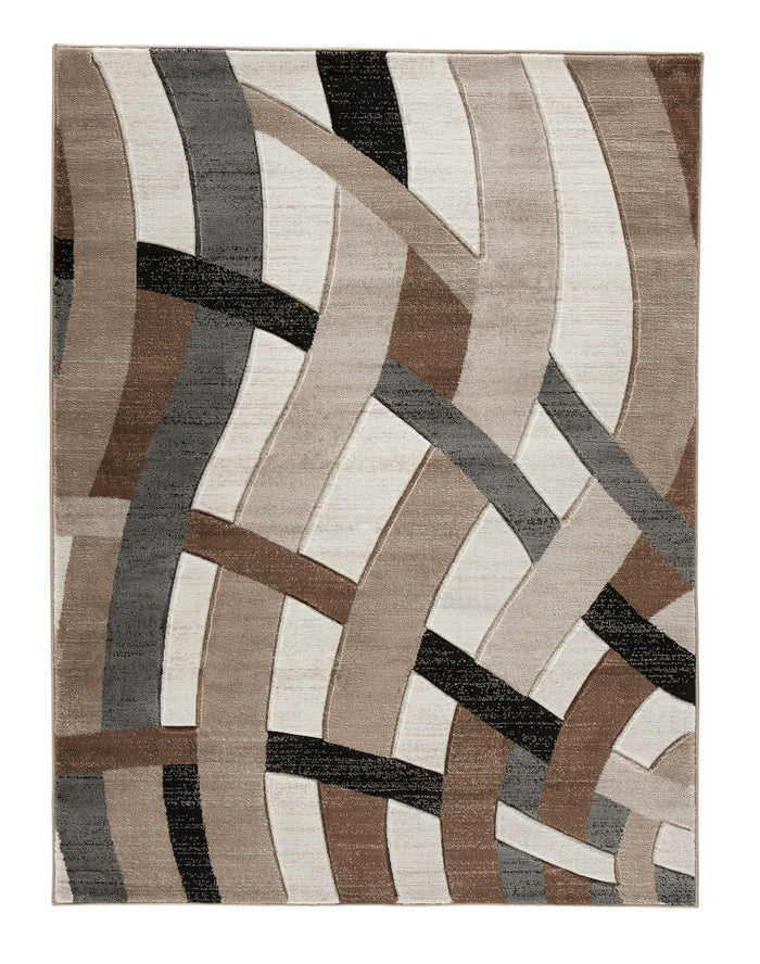 Jacinth Brown Medium Rug - Ashley shop at  Marlo Furniture