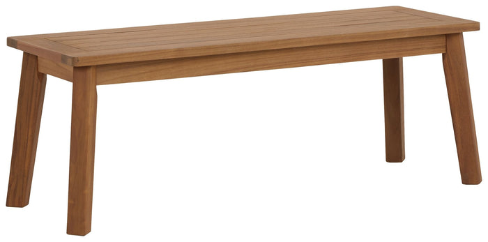 Janiyah Light Brown Bench