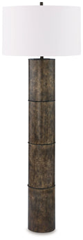 Jebson Dark Bronze Finish Metal Floor Lamp