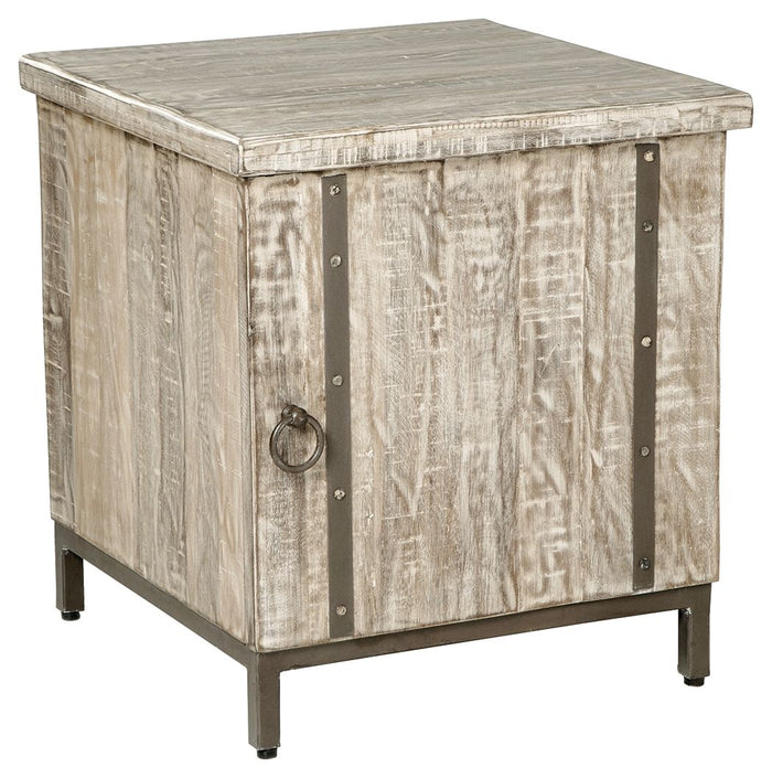 Laddford Whitewash Accent Cabinet Shelf
