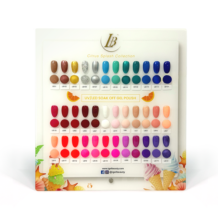 LB Citrus Splash – 36 Color Gel & Lacquer Collection