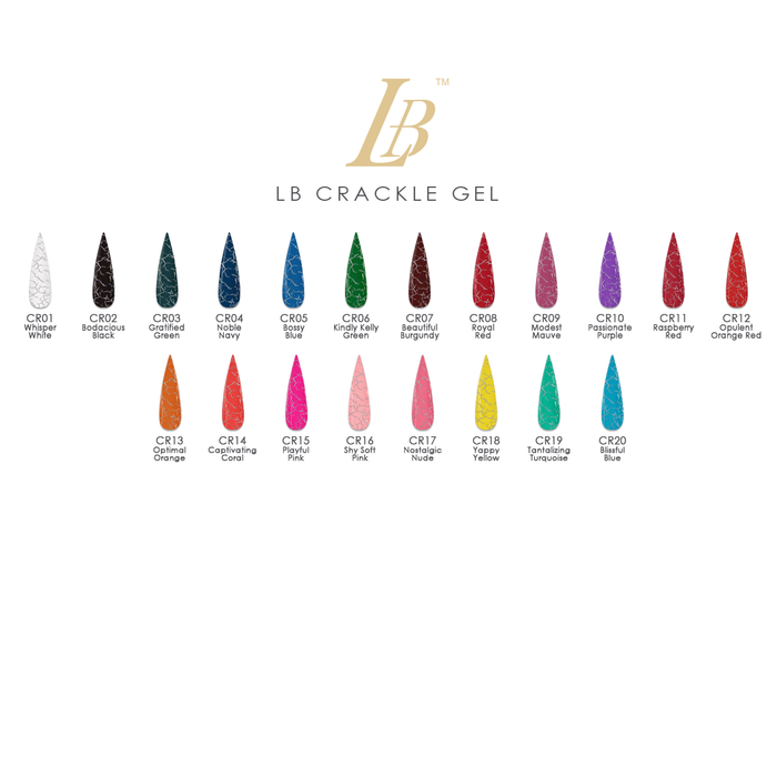 LB Crackle Gel Professional Collection (CR01-20)