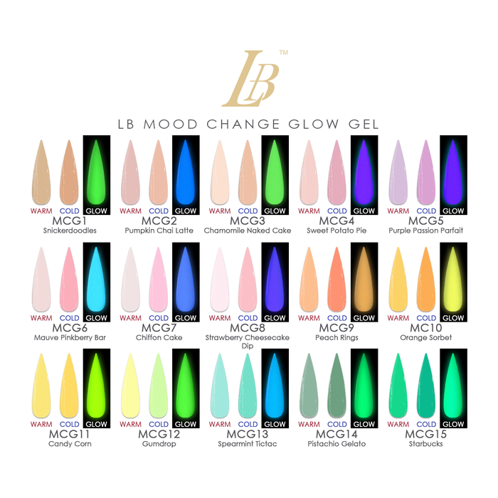 LB MOOD CHANGE GLOW GEL - PROFESSIONAL COLLECTION (MCG1-30)