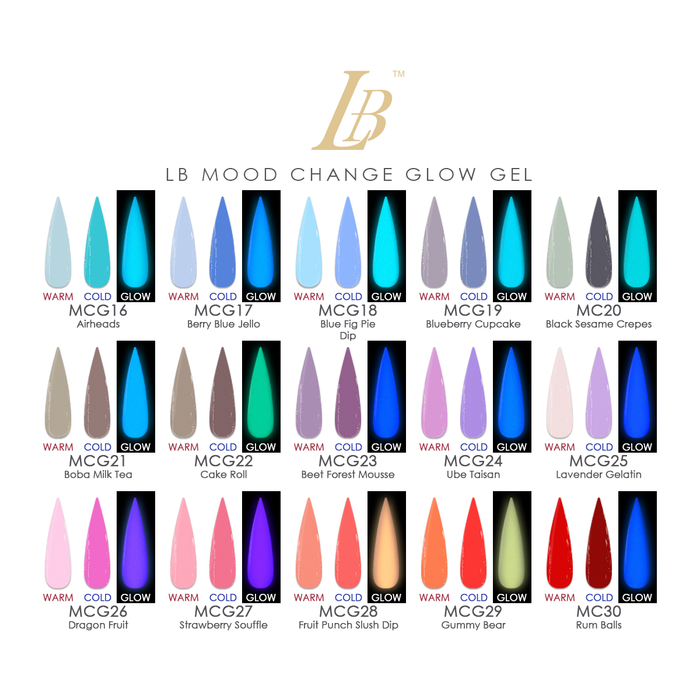 LB MOOD CHANGE GLOW GEL - PROFESSIONAL COLLECTION (MCG1-30)