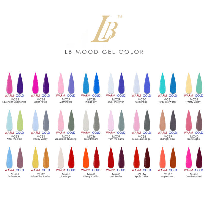 LB Mood Gel Color - Professional Collection (MC01-54)