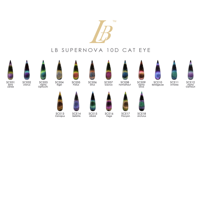 LB Supernova 10D Cat Eye Professional Collection (SCE01-18)