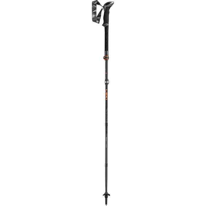 Leki trekking pole fully extended.