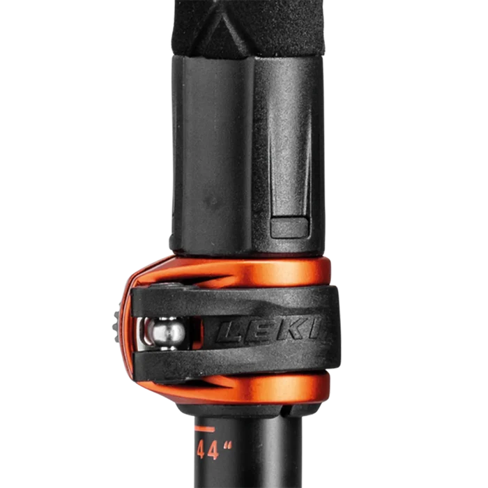 Close up of leki trekking pole