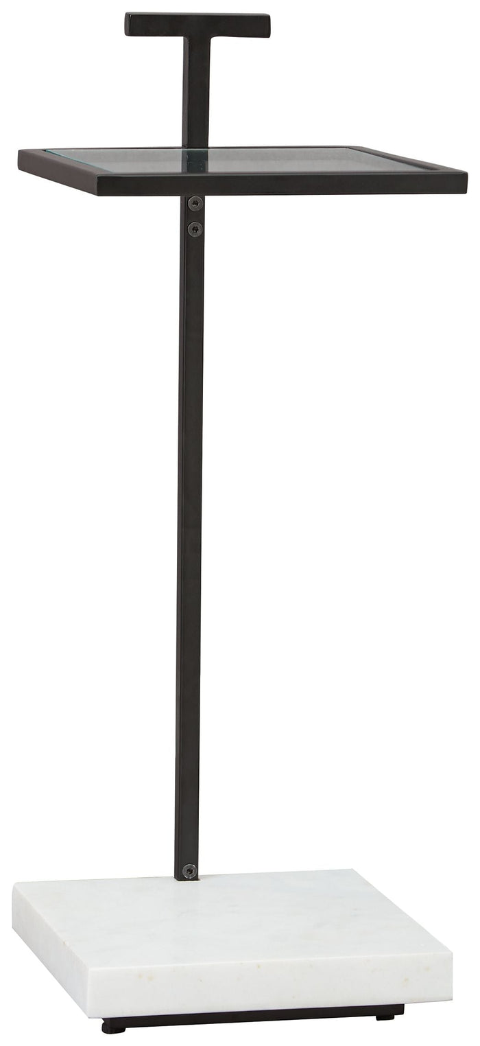 Mannill Black / White Accent Table