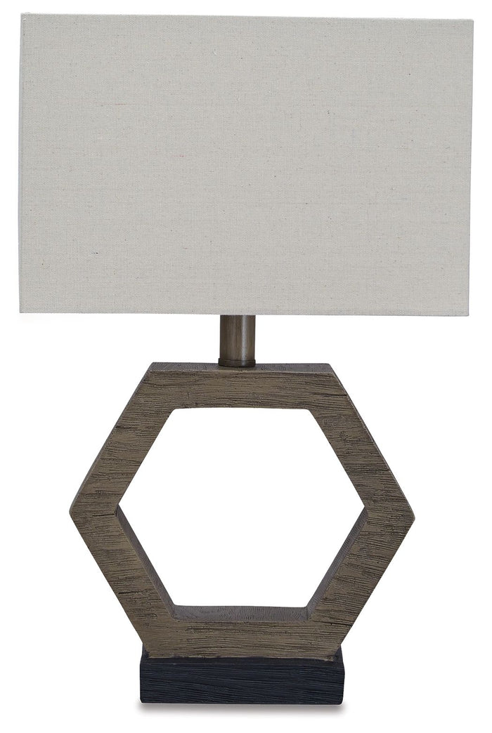 Marilu Gray Dark Poly Table Lamp