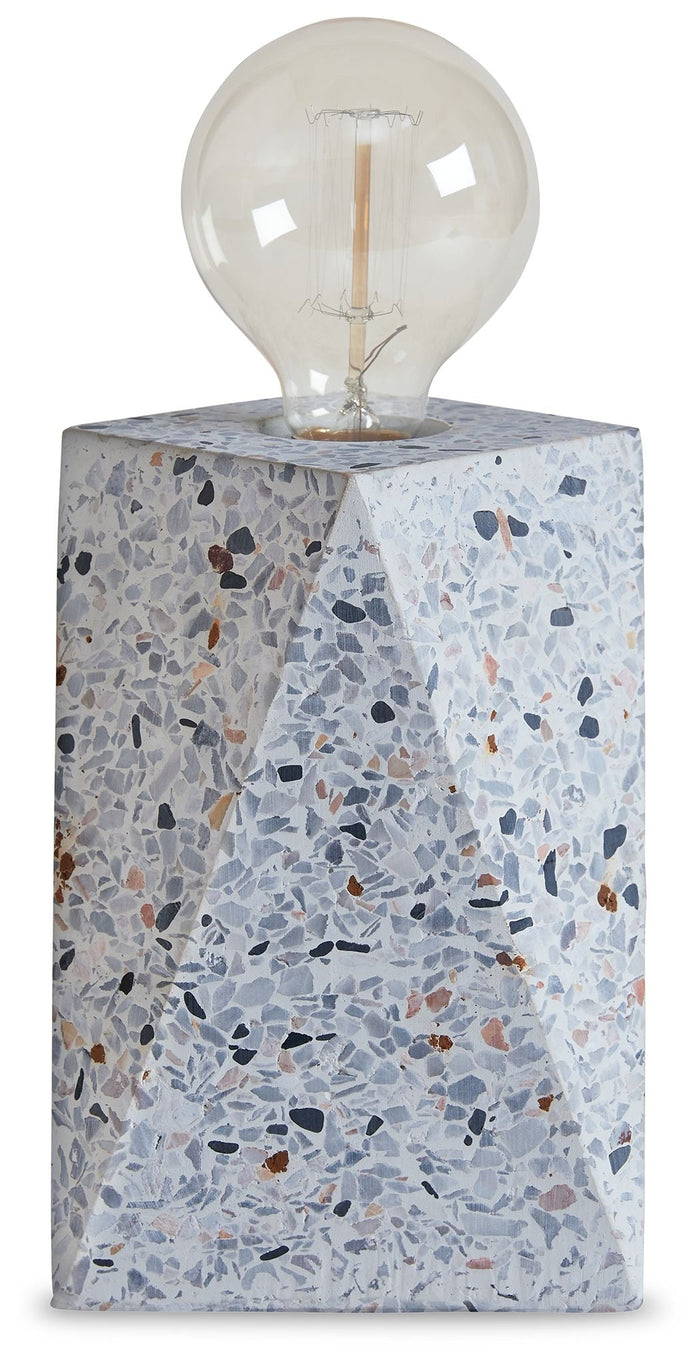 Maywick White Concrete Table Lamp