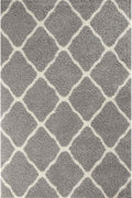 Moroccan Grey Shaggy Rug | 710