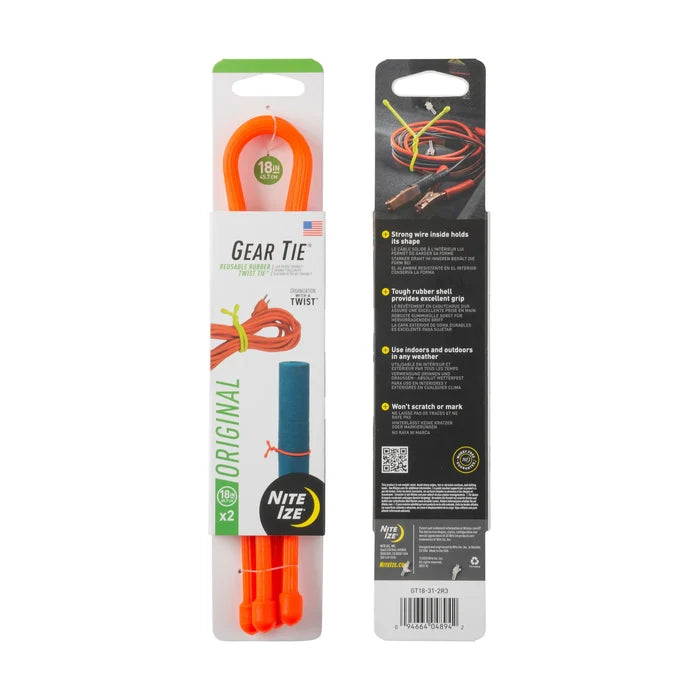 Gear Tie 18-inch in Orange