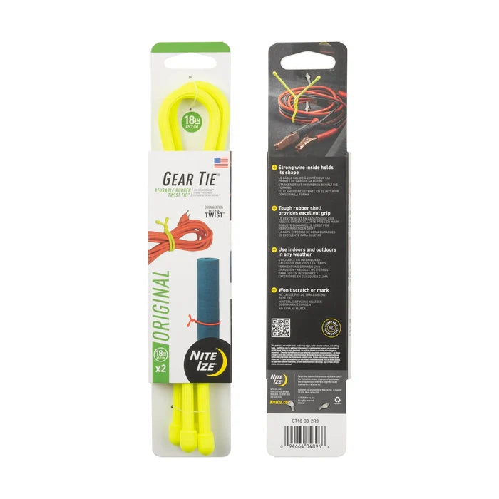 Gear Tie 18-inch in Yellow