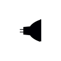 NV-HALOGENLAMPE von GRAU B2C mit klarer Glasstruktur, kompakter Form und fokussiertem Licht für modernes Lichtdesign.