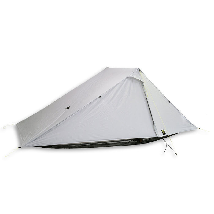 Gray Owyhee Tarp on a white background.  Doors Closed