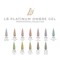 Platinum Ombre Gel Professional Collection (PLOM01-12)