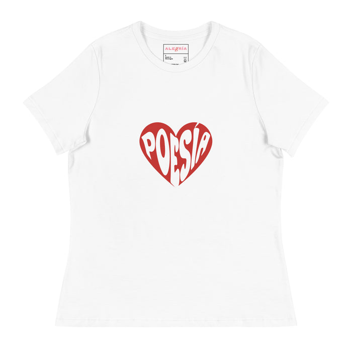 Poesia heart tshirt