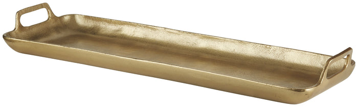 Posy Gold Finish Tray