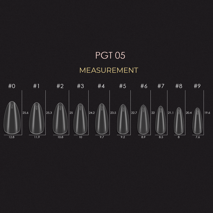 Pro Gel Tips - PGT05 Medium Almond