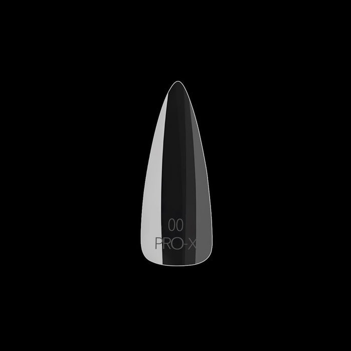 PRO-X Soft Gel Nail Tips 09 - Natural Stiletto Long