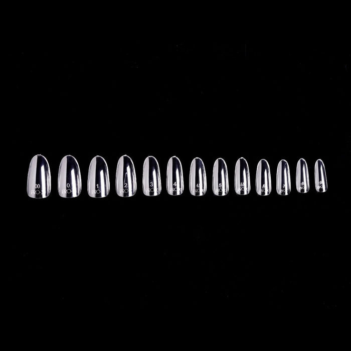 PRO-X Soft Gel Nail Tips 23 - Natural Round Medium