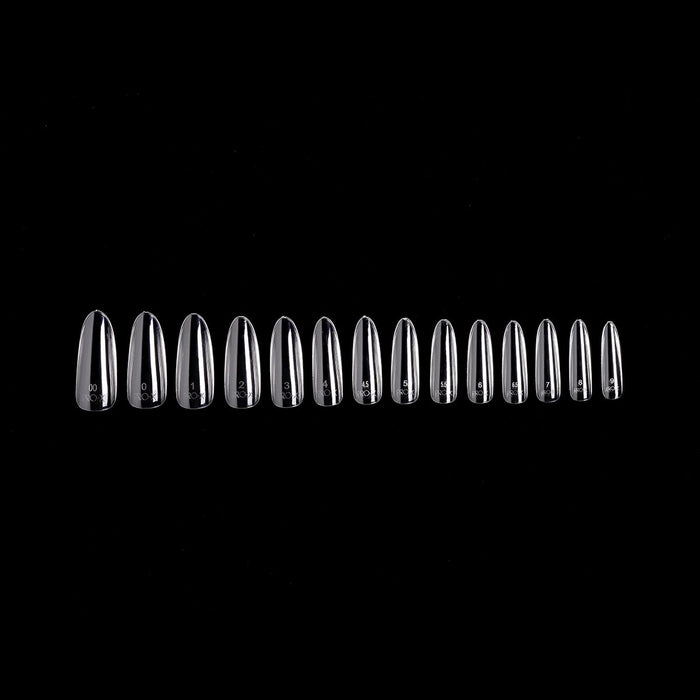 PRO-X Soft Gel Nail Tips 24 - Natural Round Long