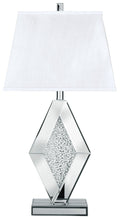 Prunella Silver Finish Mirror Table Lamp