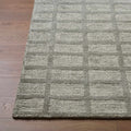 Pumoma Green Modern Minimalist Handmade Area Rug
