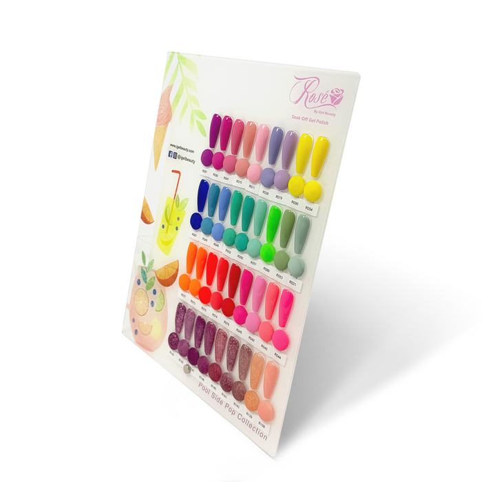 Rosé Pool Side Pop – 36 Color Gel & Lacquer Collection