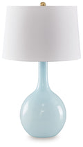 Rylanton Aqua Glass Table Lamp