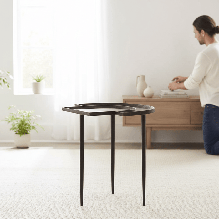 Simbolo Bronze Top Side Table
