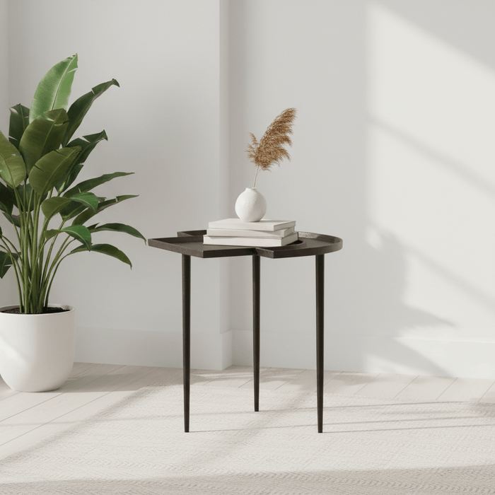 Simbolo Bronze Top Side Table