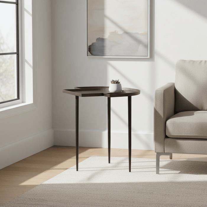 Simbolo Bronze Top Side Table