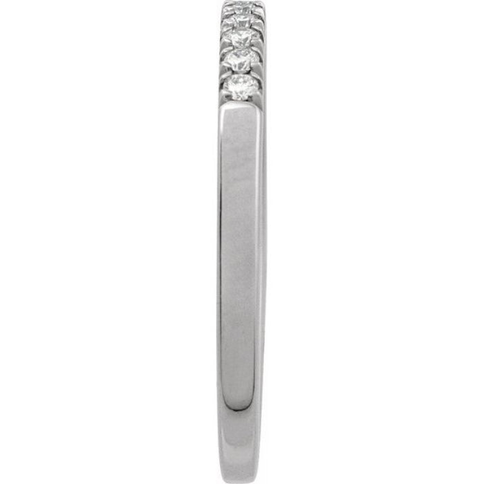 Sterling Silver 1/6 CTW Lab-Grown Diamond Stackable Ring