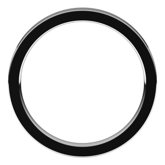Sterling Silver 2.5 mm Comfort-Fit Flat Band Size 7