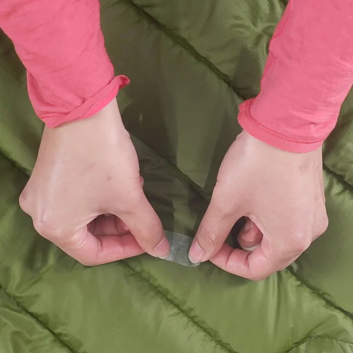 Tenacious Tape Nylon Strip in use