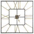Thames Black / Gold Finish Wall Clock