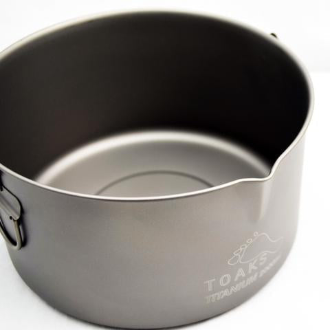Titanium 2000ml Pot with Bail Handle - view 2