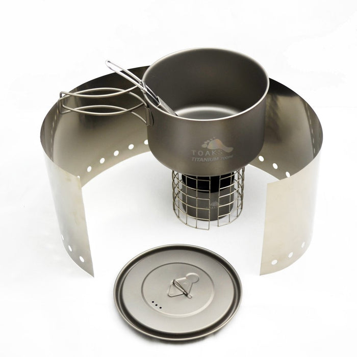 Titanium Alcohol Stove Cook System with 700ml Pot - view 2
