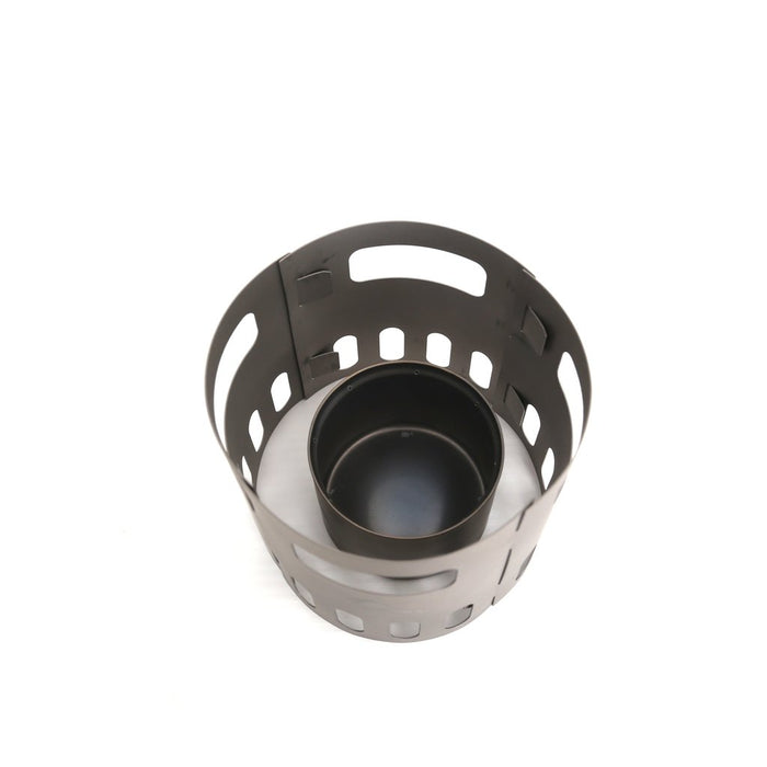 Titanium Siphon Alcohol Stove with pot stand
