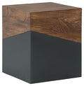 Trailbend Brown / Gunmetal Accent Table