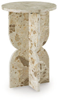 Treygan Beige Accent Table