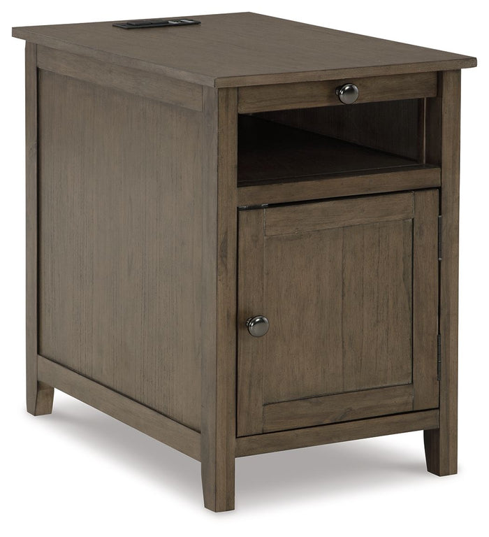 Treytown Grayish Brown Chair Side End Table