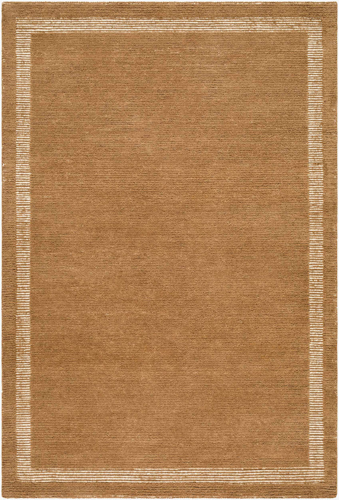 Tufape Brown Modern Minimalist Handmade Area Rug