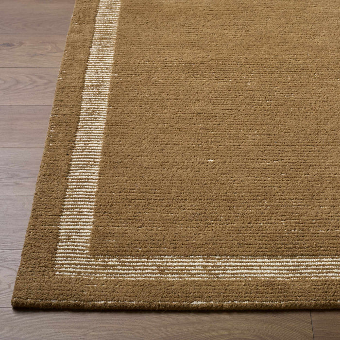 Tufape Brown Modern Minimalist Handmade Area Rug