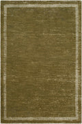 Tufape Green Modern Minimalist Handmade Area Rug