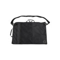 Black Laptop Sleeve with a strap on a white background with the Six Moon Designs Logo