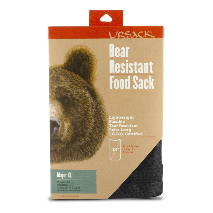 Ursack Major XL bear resistant food bag front view
