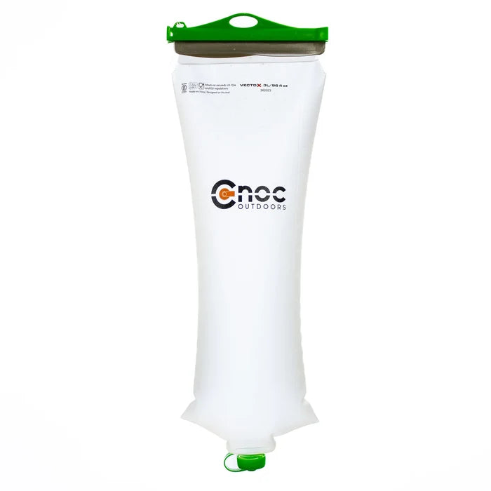 CNOC Vecto X 3L full product with green lid and a white background